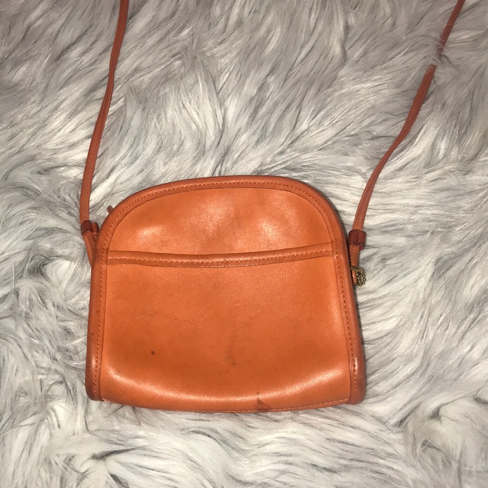 Coach orange crossbody